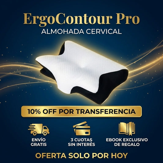 ErgoCountour Pro - Almohada Cervical Premium